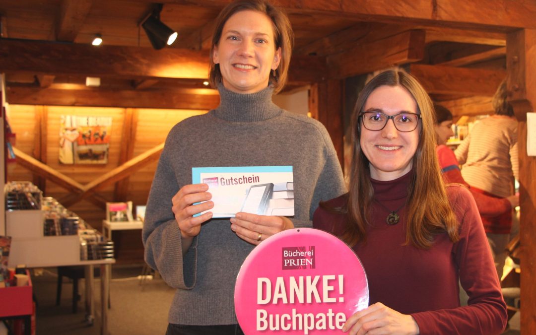 Danke Buchpate – Bücherei Prien verloste Jahresgebühr