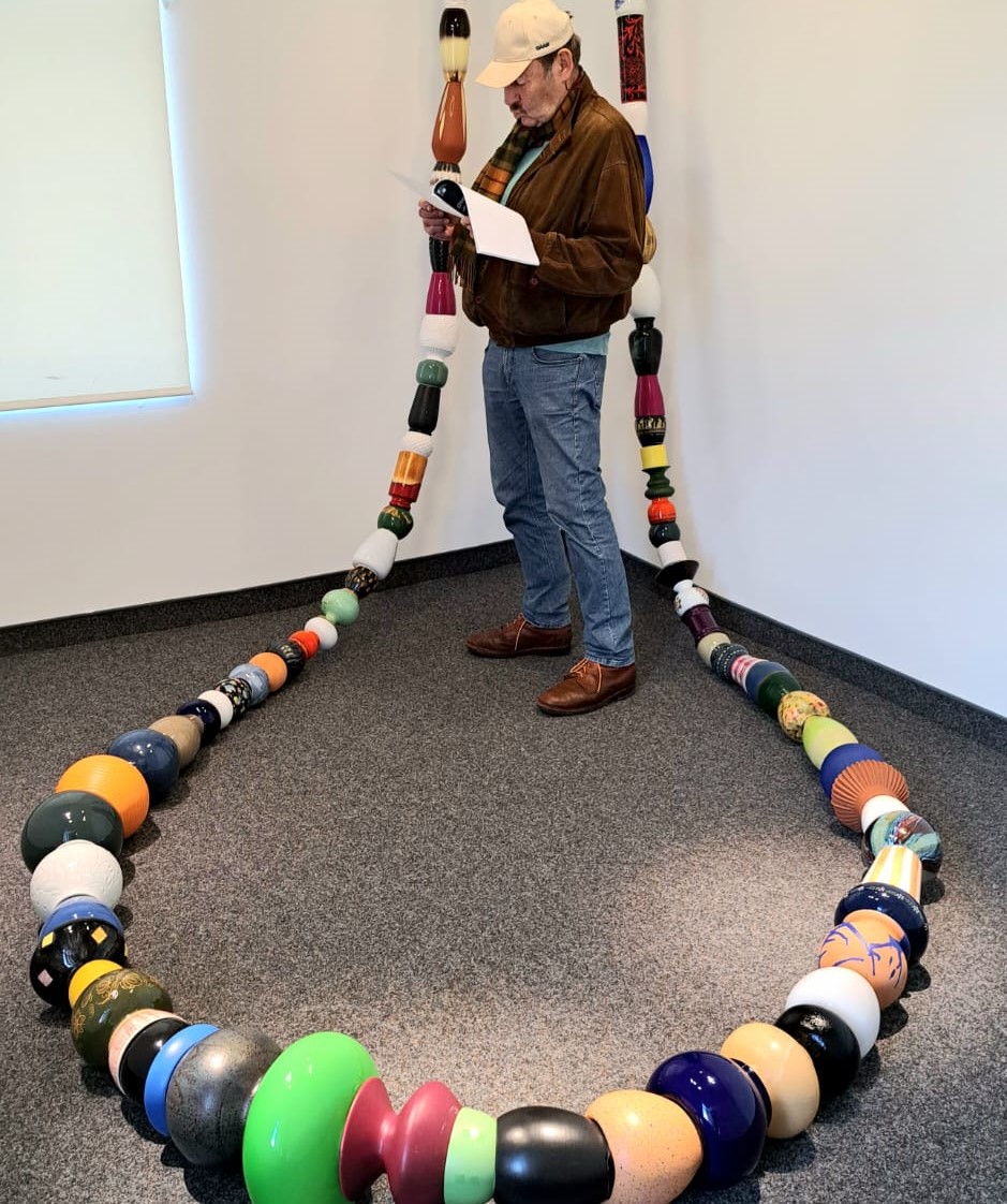 Wie sterne (1) Galerie im Alten Rathaus Prien zeigt bis Sonntag, 26. Januar Werke von Künstlerin Elisabeth Merl. Fotos: Hendrik Heuser