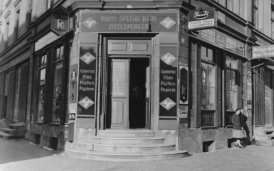 Bahnhofstraße, Rosenheim, 1950er Jahre
