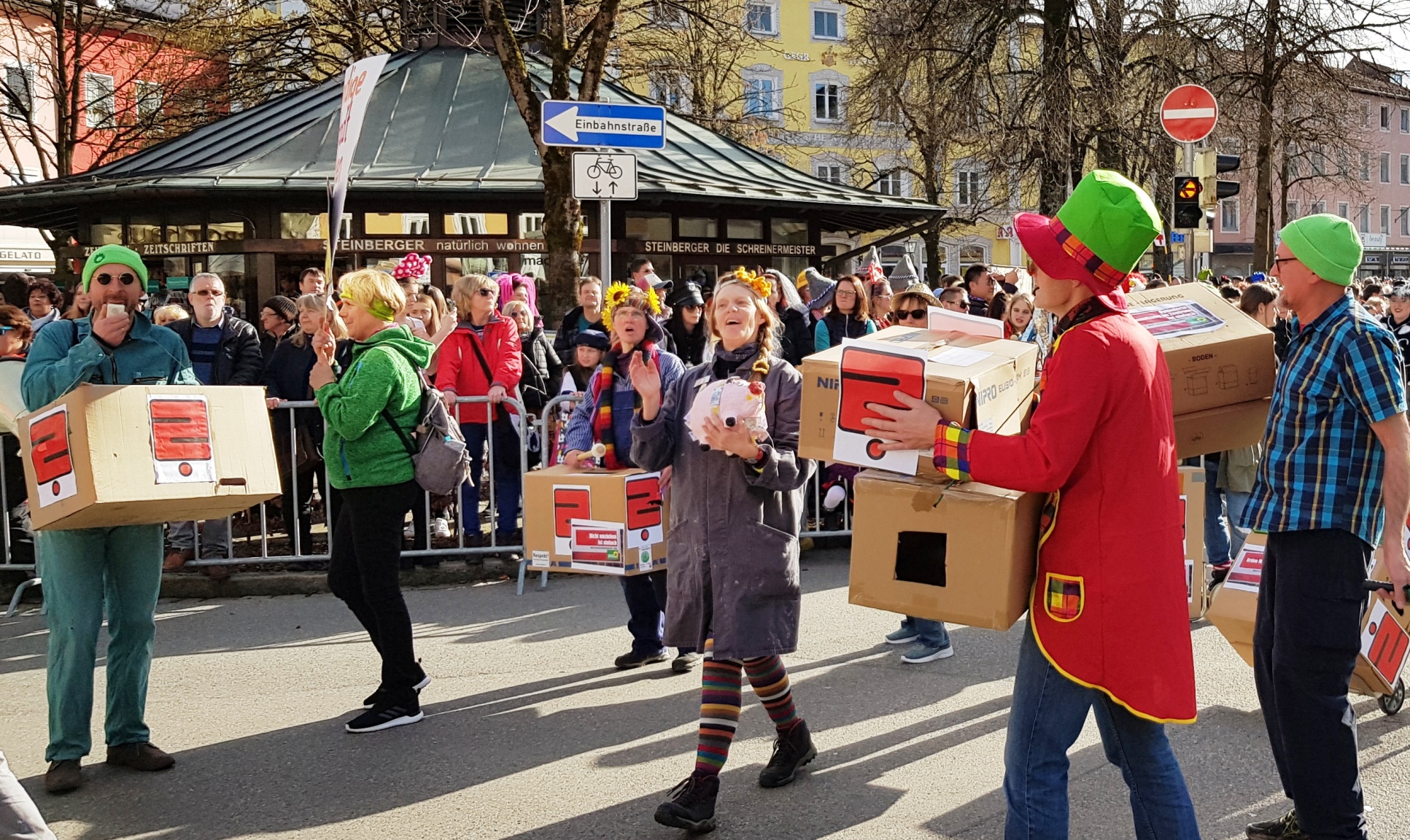 18 Gaudiwurm in Traunstein. Foto: Archiv Hubert Hobmaier