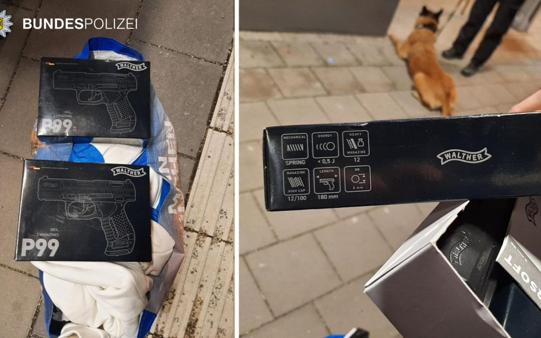 München: 17-jähriger mit Softair-Waffe im Zug