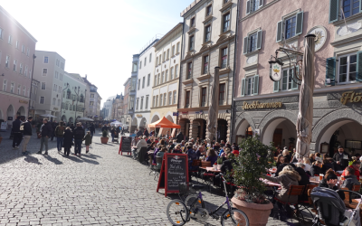 Frühlingsgefühle in der Rosenheimer Innenstadt