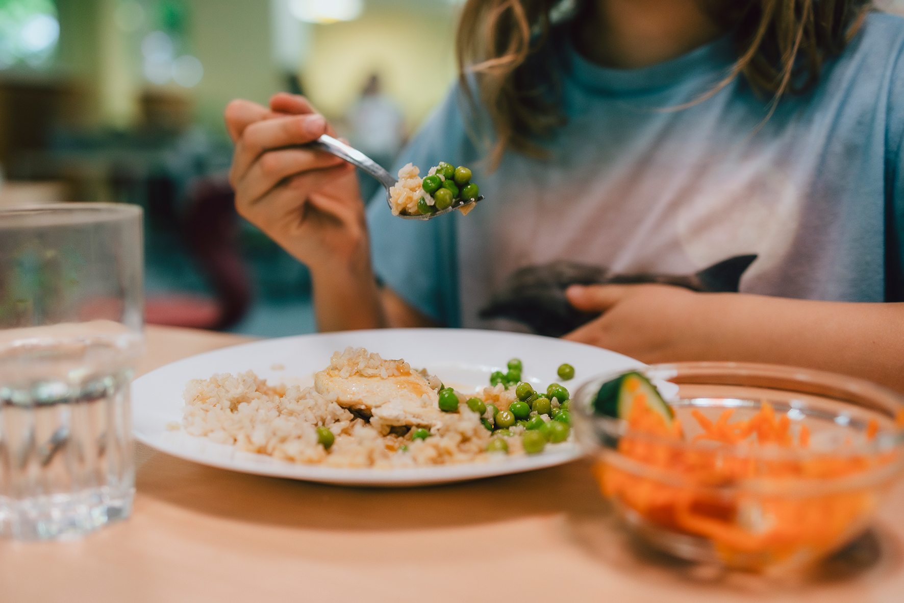 Schul-Essen Die NGG fordert ein kostenlossen Essen für alle Kinder und Jugendliche in Rosenheim mittags in Kitas und SChulen. Foto: Copyright NGG/Tobias Seifert