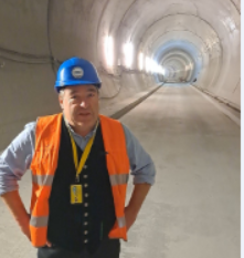 Sepp Rosenheims Landtagsabgeordneter Sepp Lausch bei der Besichtigung des Südzulaufs. Foto: Archiv Freie Wähler