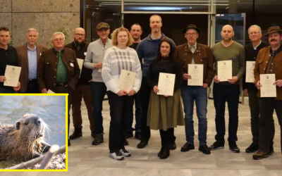 17 neue ehrenamtliche Biberberater im Landkreis Rosenheim