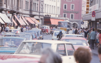 Münchener Straße, Rosenheim, 1980er Jahre