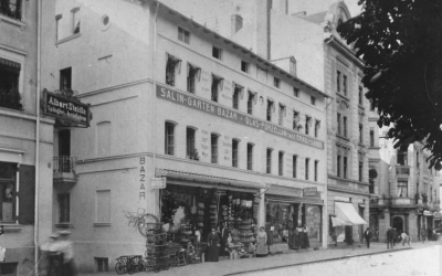 Münchener Straße, Rosenheim, ca. 1900
