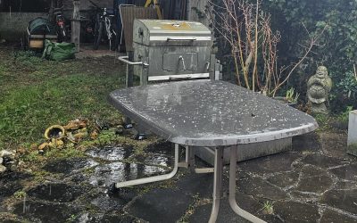 Das erste Gewitter im Jahr 2025 in Rosenheim