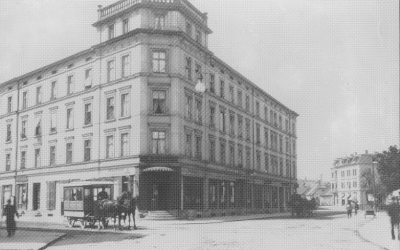 Bahnhofstraße, Rosenheim, 1914