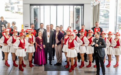 Auftritt der Rosenheimer Faschingsgilde im RoMed Klinikum