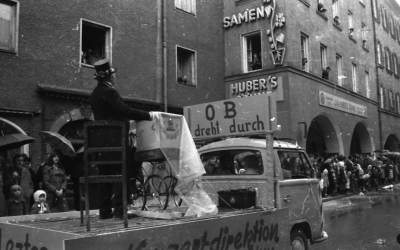 Faschingszug, Rosenheim, 1973