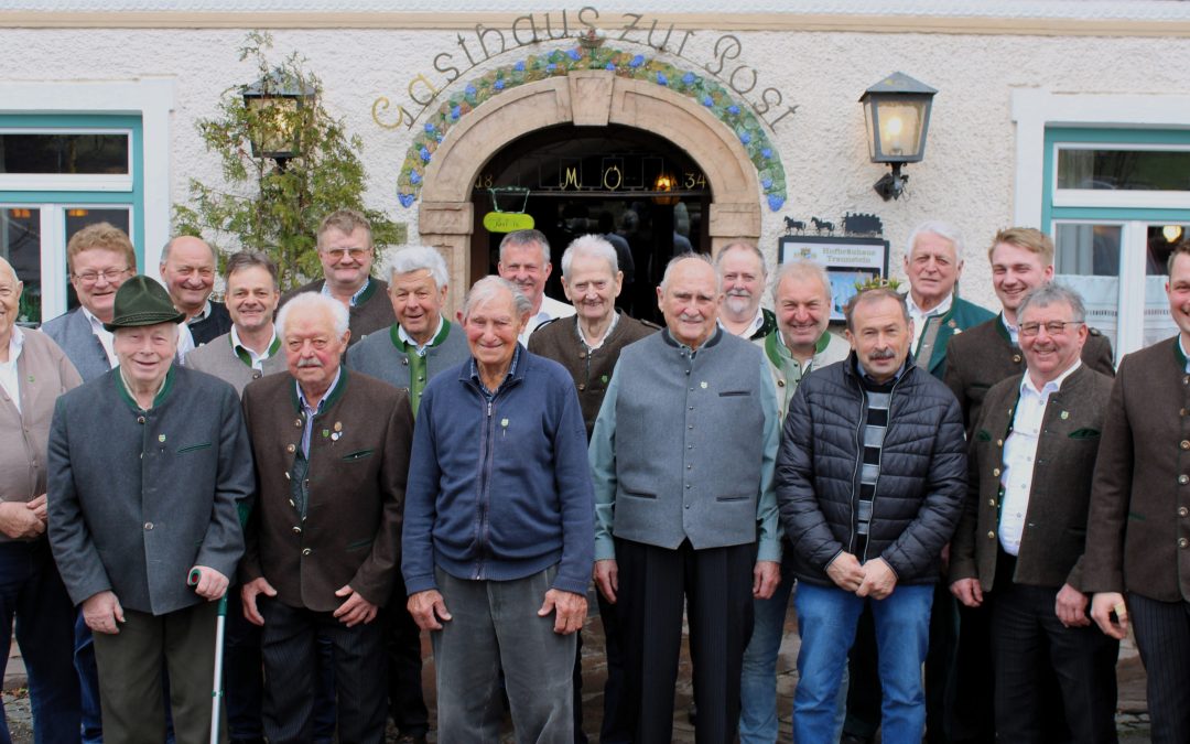 Ehrungsreigen beim Arbeiter- und Burschenverein Kammer