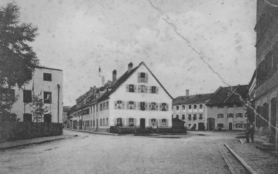 Färberstraße, Rosenheim, ca. 1910
