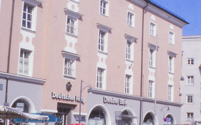 Ludwigsplatz, Rosenheim, 1980er Jahre