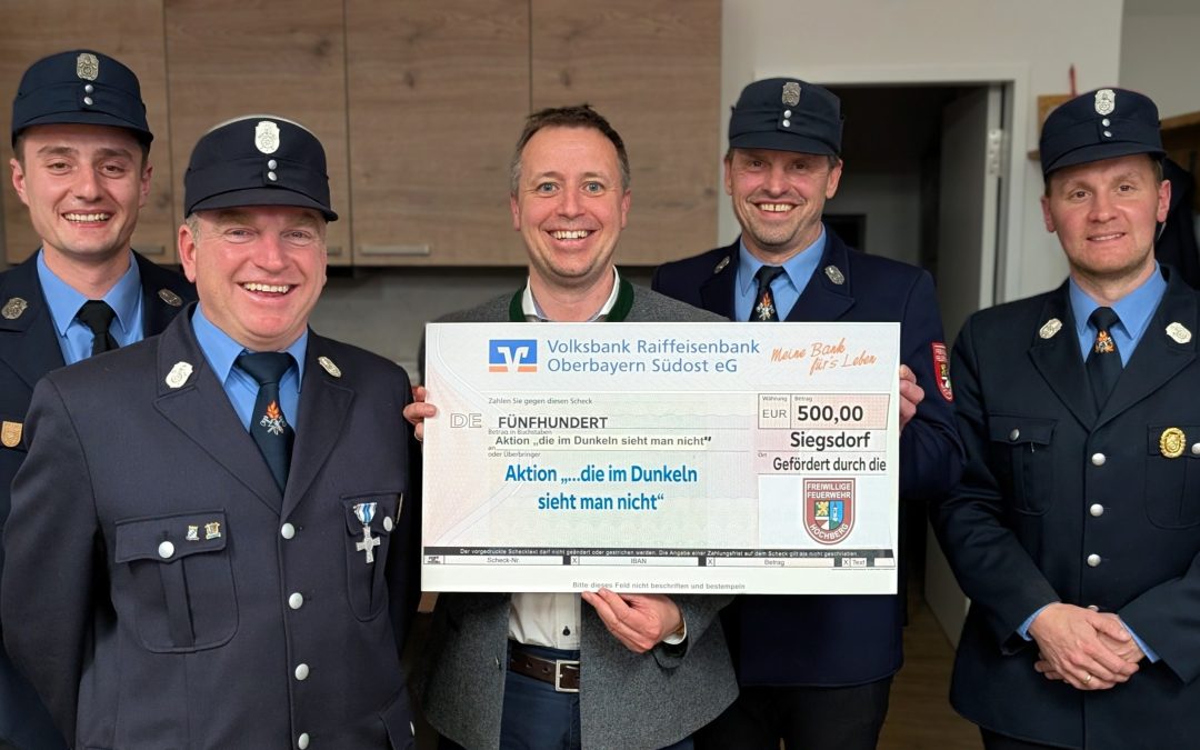 Feuerwehr und GTEV Hochberg spenden an Traunsteiner Hilfsaktion