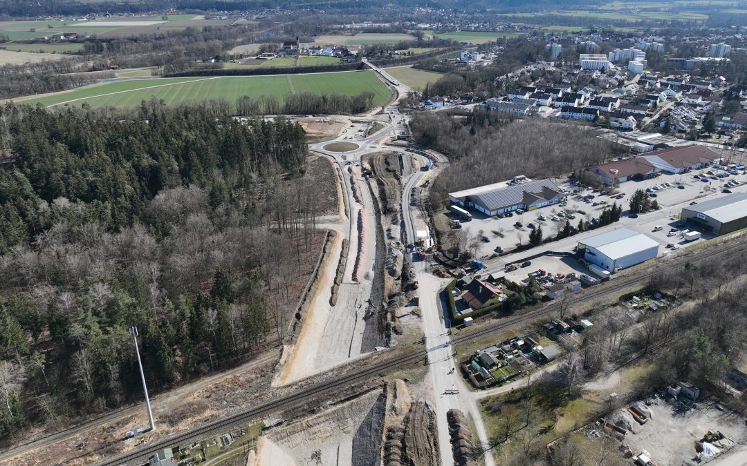 Umbau des Knotenpunkts Pürtener Kreuzung: Bauphase V beginnt bald
