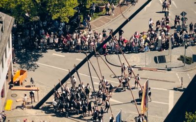 Priener Maibaum steht