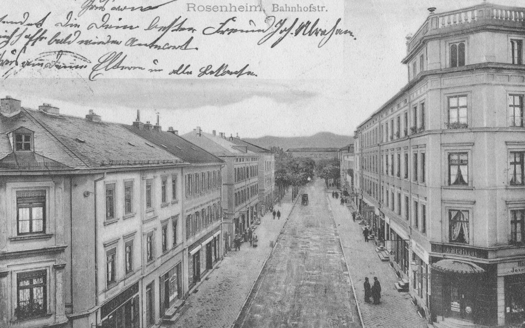 Bahnhofstraße, Rosenheim, 1906
