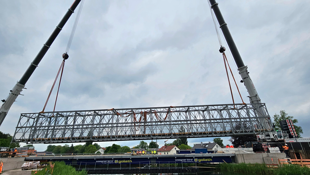 Mangfallkanalbrücke Rosenheim: Verkehr wechselt ab 29. Oktober auf neue Brücke