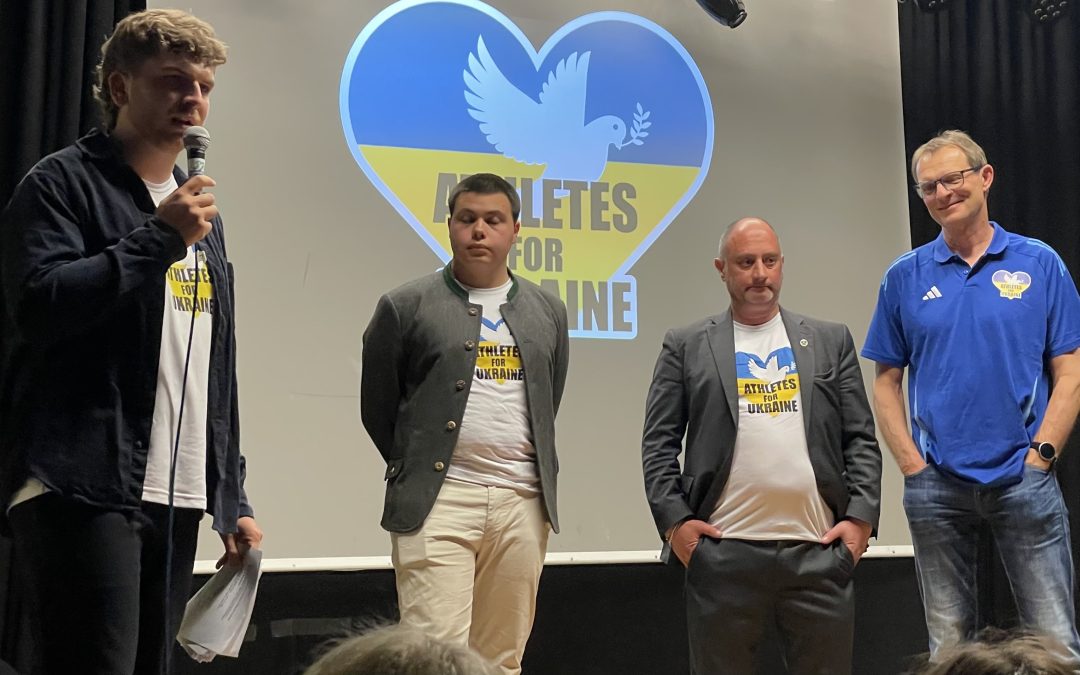 Filmpremiere und Benefizabend der „Athletes for Ukraine“ kam gut an