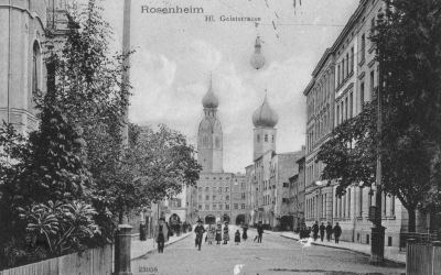 Heilig-Geist-Straße, Rosenheim, 1907