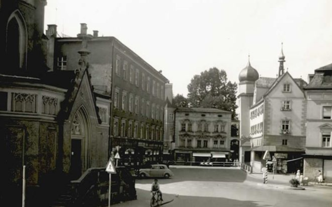 Ludwigsplatz, Rosenheim, 1955