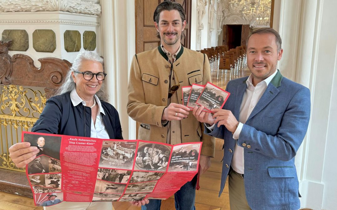 150 Jahre Familie von Cramer Klett in Aschau: Faltplatt zum Themenjahr