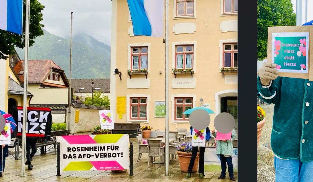 Kundgebungen gegen AfD in Grassau: Veranstalter mit Verlauf sehr zufrieden