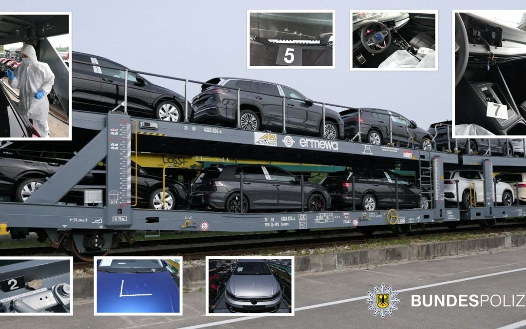 70.000 Euro Schaden an abgestelltem Autozug in München