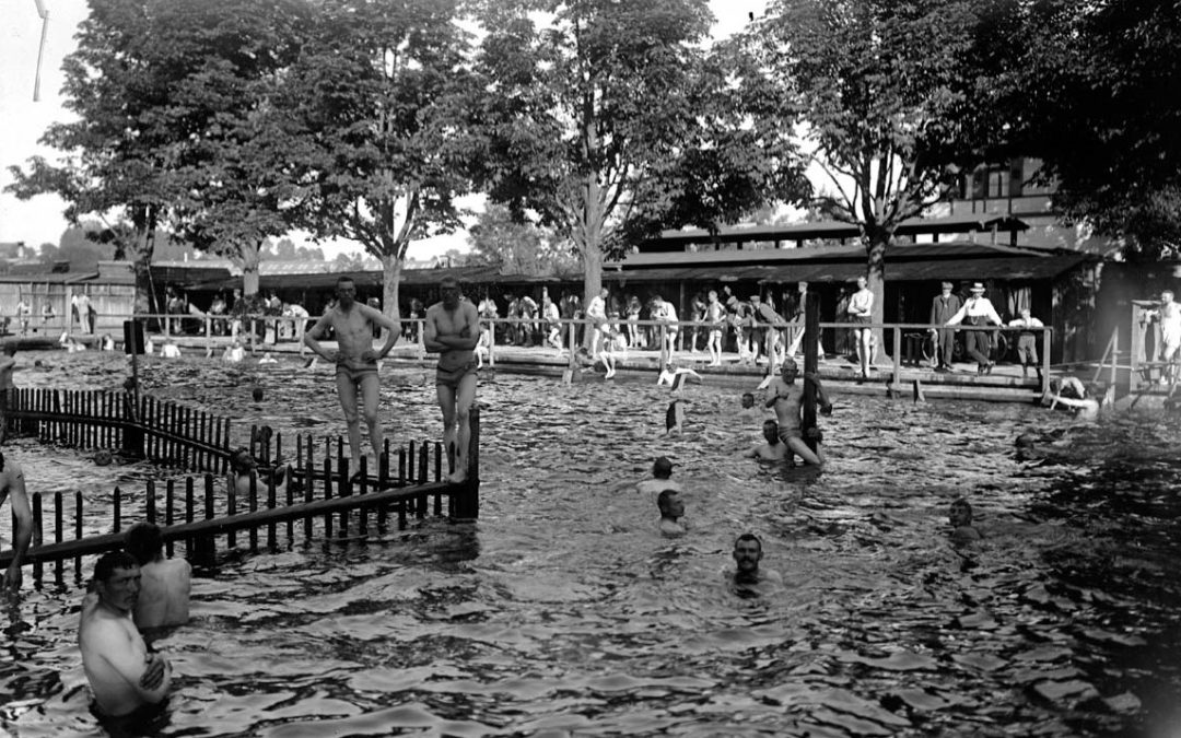 Freibad, Rosenheim, 1928