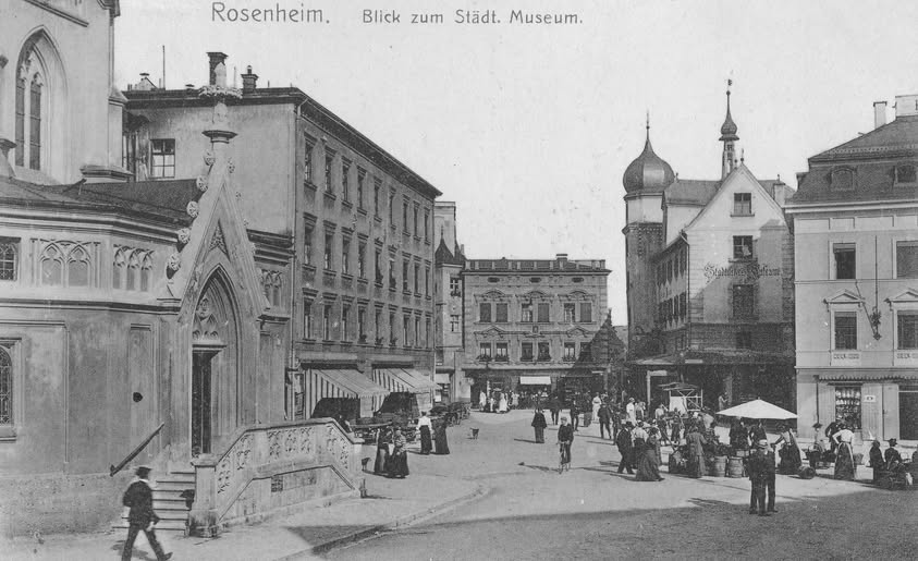 Ludwigsplatz, Rosenheim, 1915
