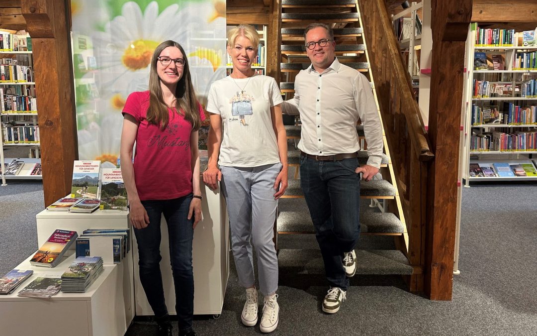 Neues Gesicht im Team der Bücherei Prien