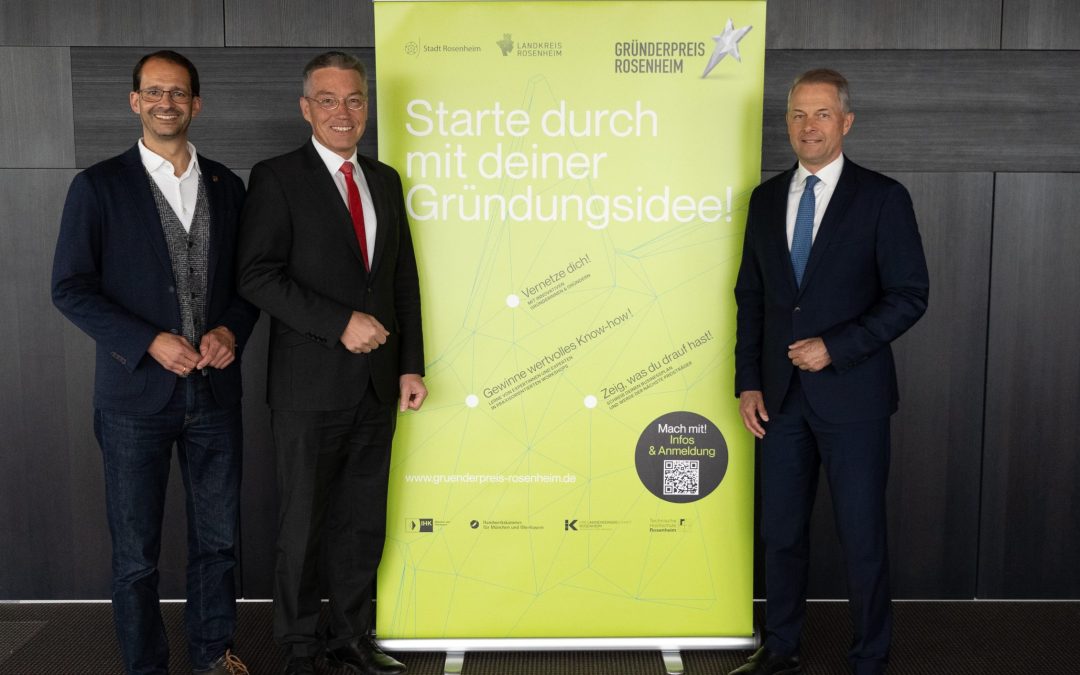 Gründerpreis von Stadt und Landkreis Rosenheim: Jetzt bewerben