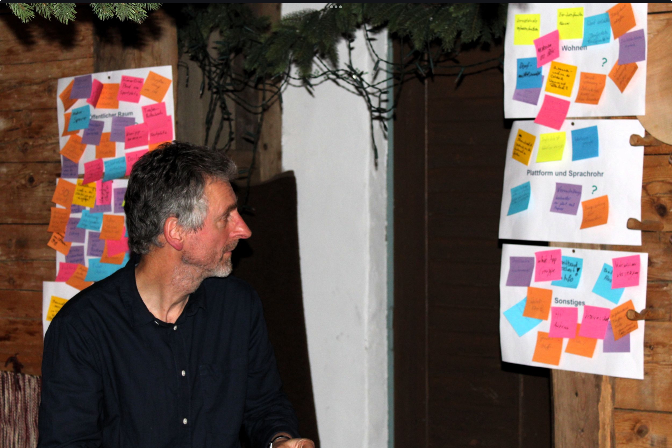 Thomas Stadler vor Ideensammlung Copyright Hubert Hobmaier