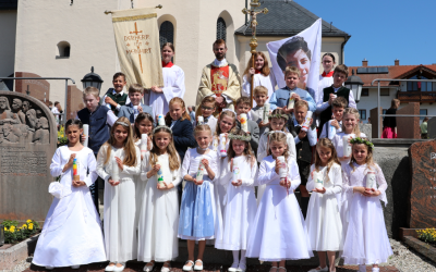 Erstkommunionsfeier in Pfarrei Sankt Martin in Babensham