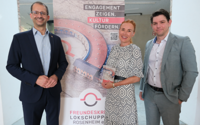 Hartinger Heimatstifung neues Mitglied im Freundeskreis Lokschuppen Rosenheim