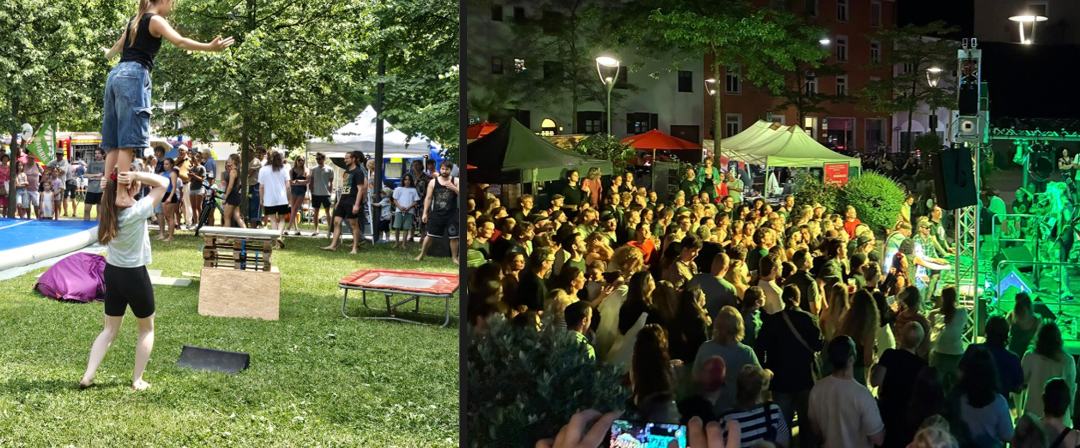 Spiel, Spaß, Musik und Hitze beim Rosenheimer Stadtfest 2025