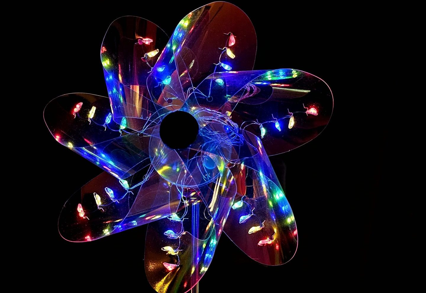 Morgengruß Lichter im Dunkeln