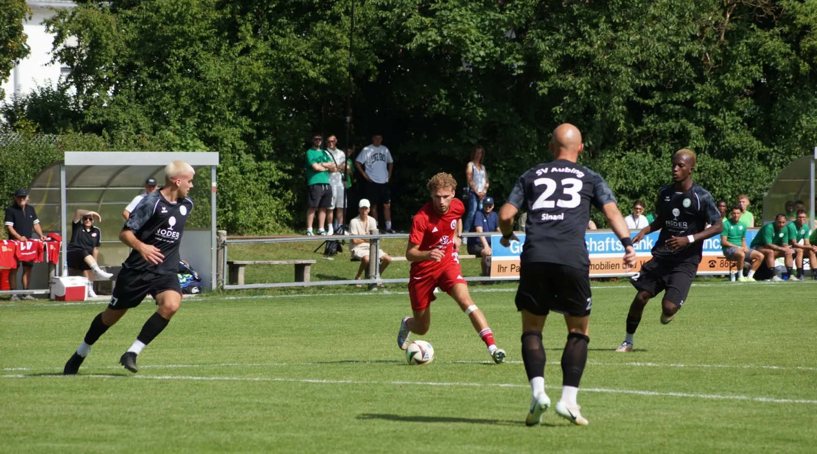 2025_07_20-SV-Aubing-TSV-1860-Rosenheim Erste Mannschaft des TSV 1860 Rosenheim gegen SV Aubing. Foto: TSV 1860 Rosenheim