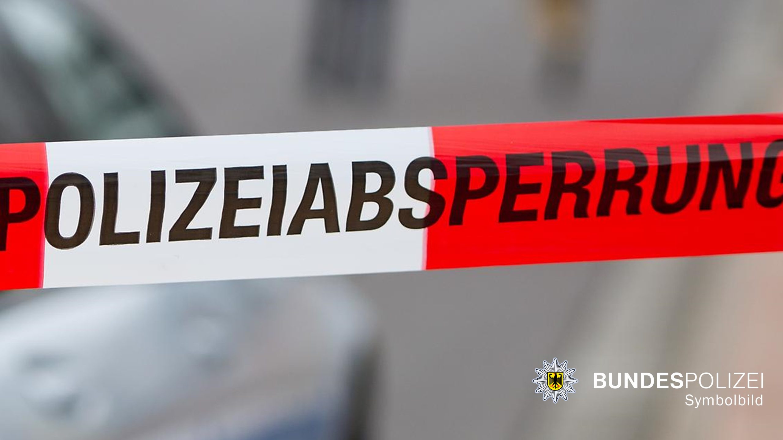 Symbolbild Polizeiabsperrung: Symbolfoto Bundespolizei