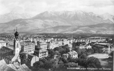 Luftaufnahme, Rosenheim, 1919
