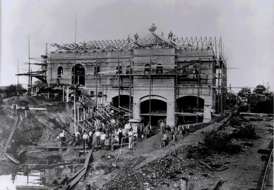 506351721_10073731359339752_1576787475502441383_n Bau Wasserkraftwerk Oberwöhr im Jahr 1895. Foto; Archiv Herbert Borrmann