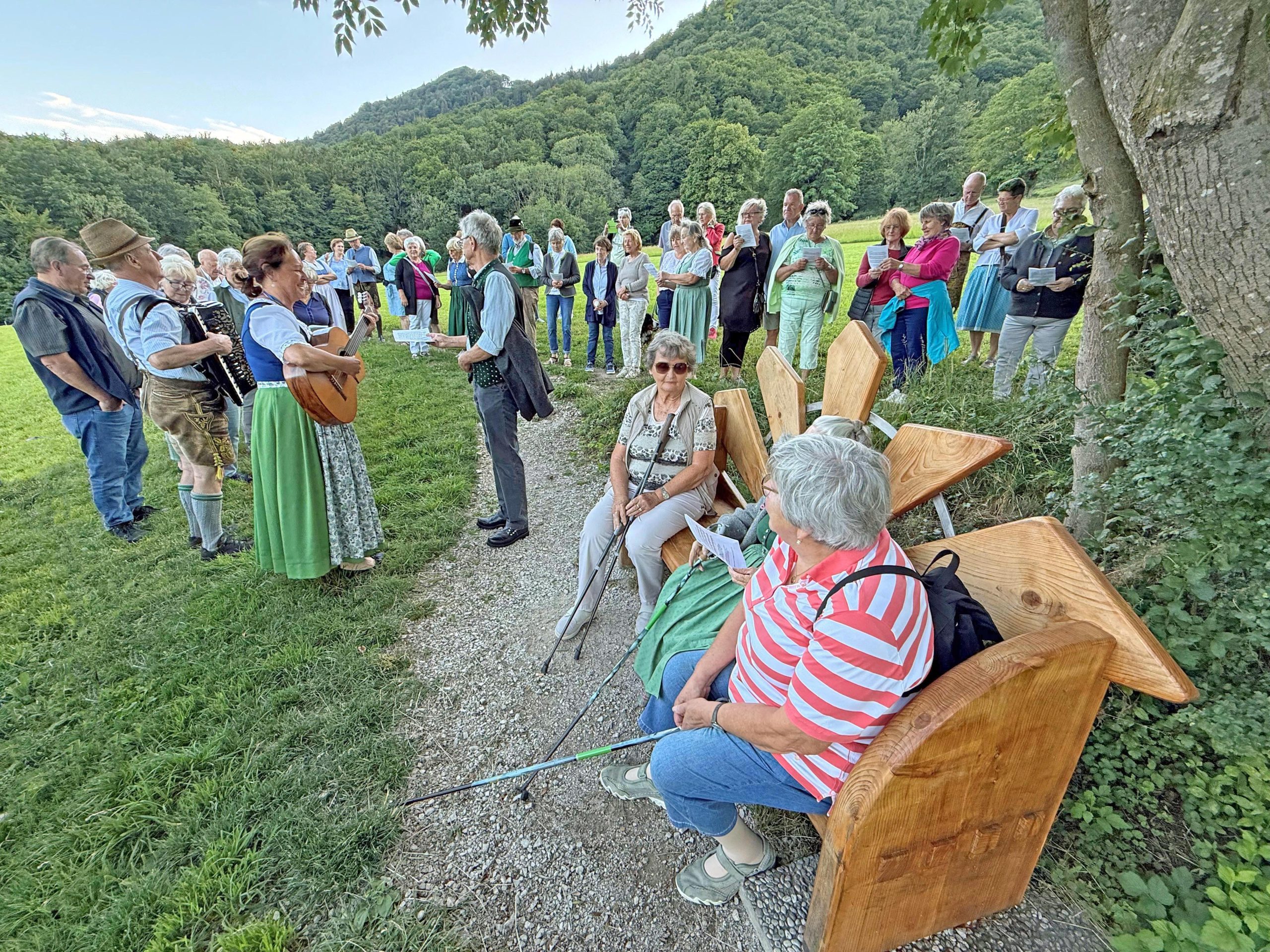 Bankerlsingen 25_Foto H. Reiter Banker-Singen in Aschau im Chiemgau. Foto: H. Reiter