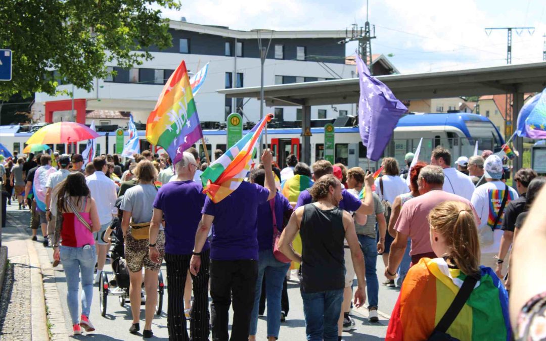 Farbenfroher CSD in Traunstein
