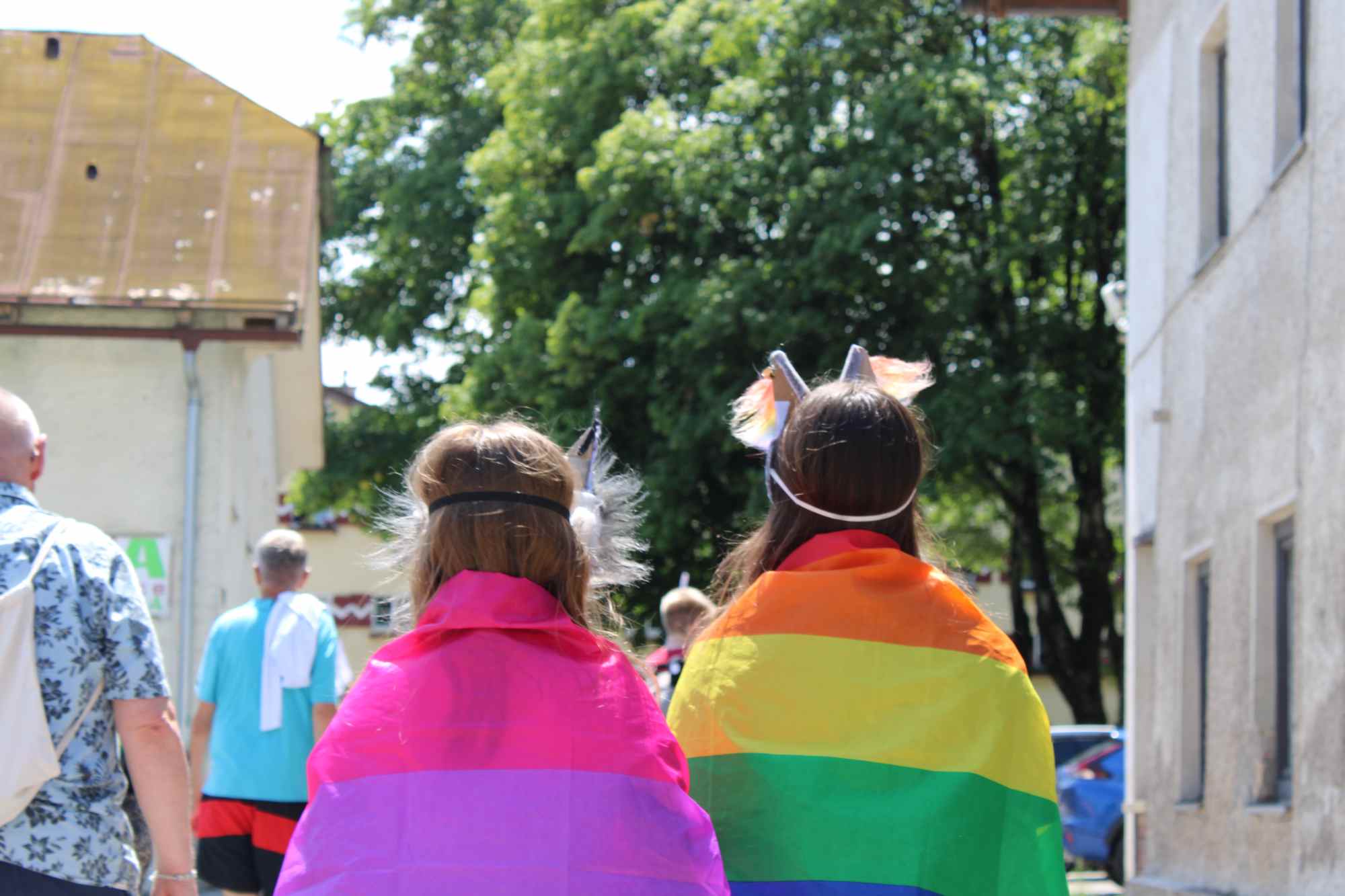 CSD Traunstein 2 CSD Demonstrationszug Copyright Hubert Hobmaier