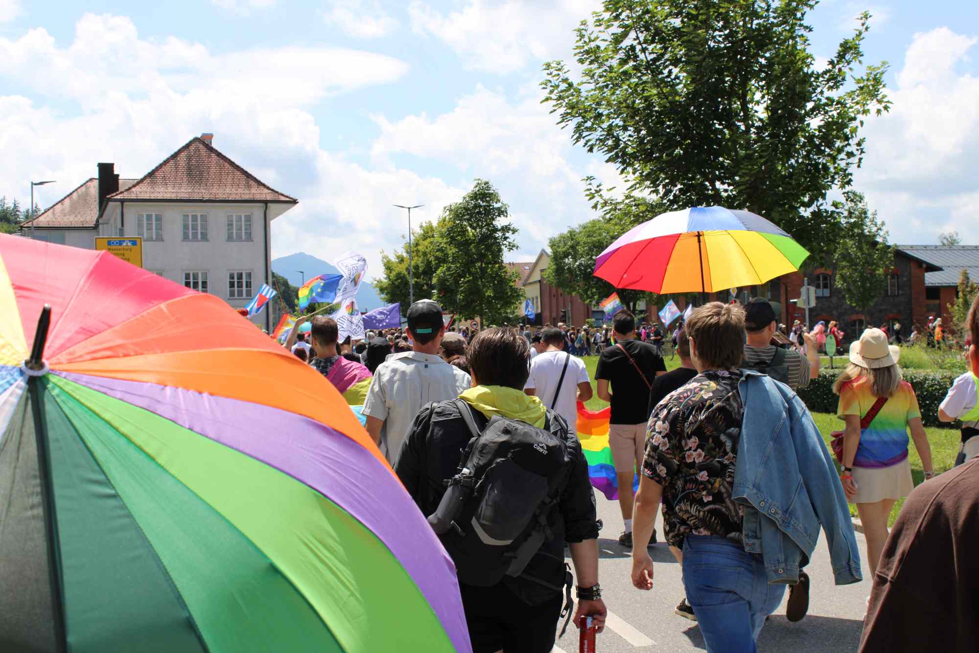 CSD traunstein 3 CSD Demonstrationszug Copyright Hubert Hobmaier