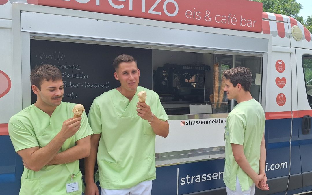 kbo-Inn-Salzach-Klinikum trotzt der Sommerhitze mit Eis