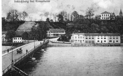 Innbrücke, Rosenheim, ca. 1905