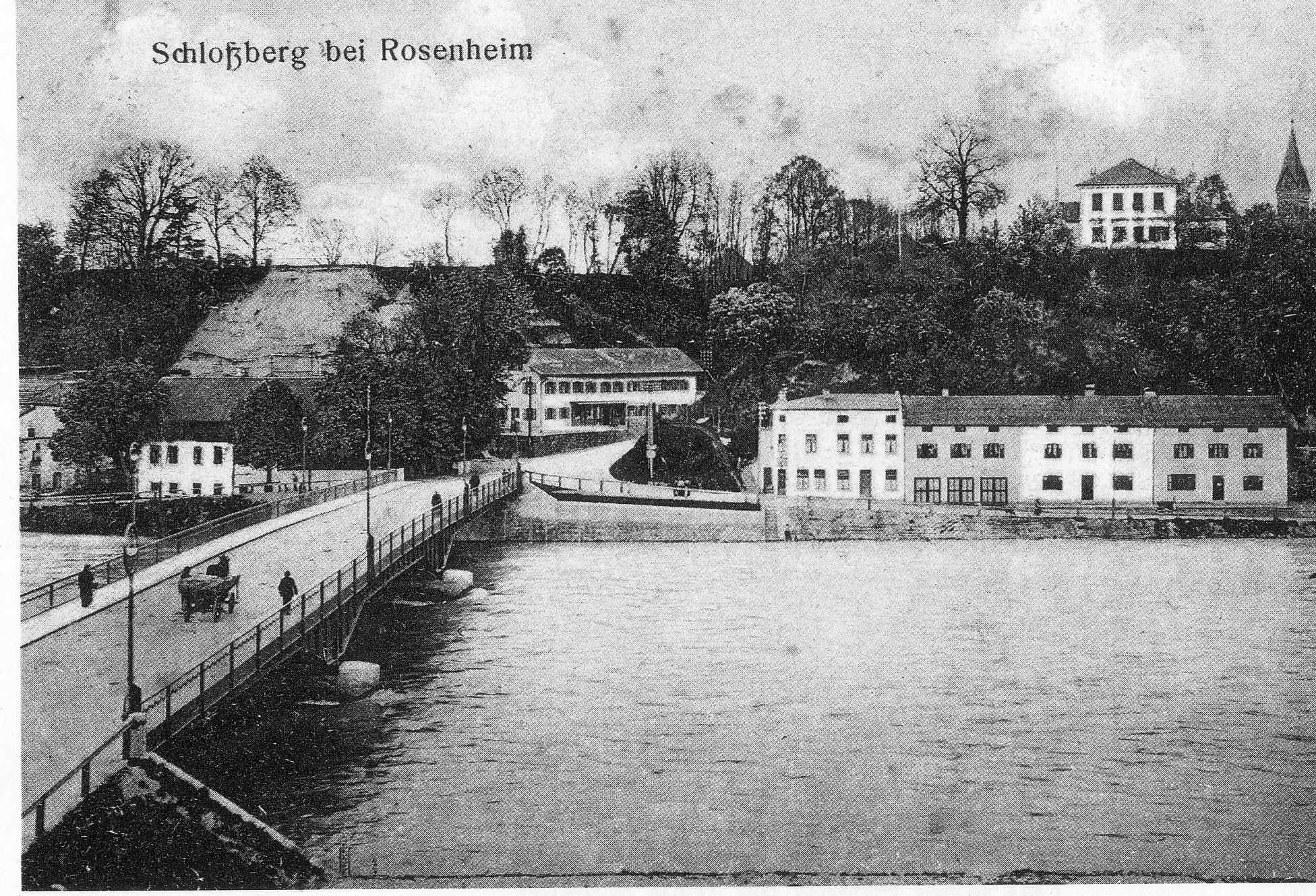 493544291_9719809901398568_6946187011467684710_n Rosenheimer Innbrücke im Jahr ca. 1905. Foto: Archiv Herbert Borrmann