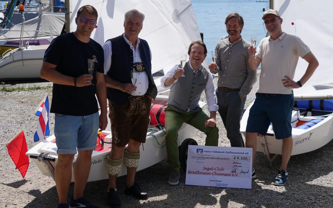 Segeln mit Rückenwind: VR-Bank-Stiftung und BSV fördern Jugendarbeit des SCBC